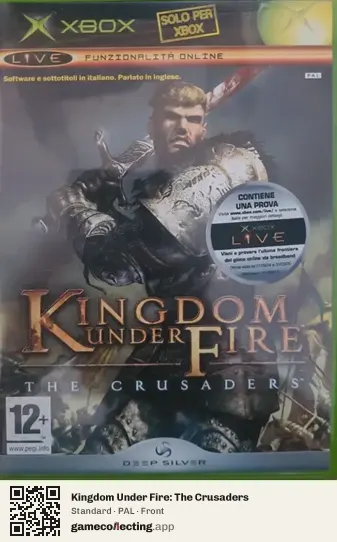 Kingdom Under Fire: The Crusaders Xbox, PAL box front