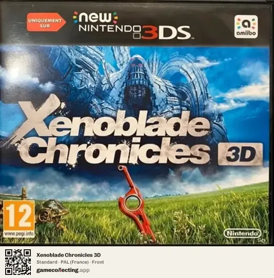 Xenoblade Chronicles 3D Nintendo 3DS, France box front