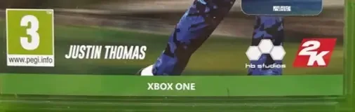 PGA Tour 2K21, the USK square on its front