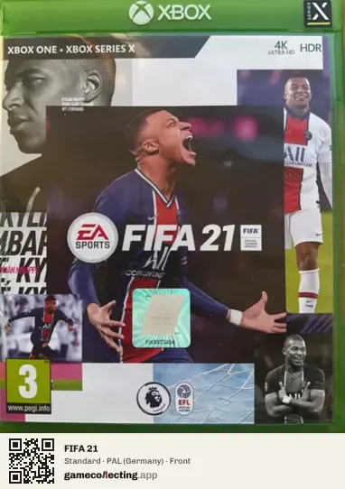 FIFA 21 Xbox One, Germany box front