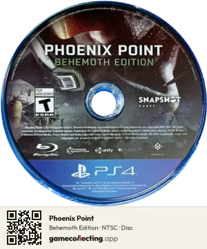 Phoenix Point PlayStation 4, NTSC disc