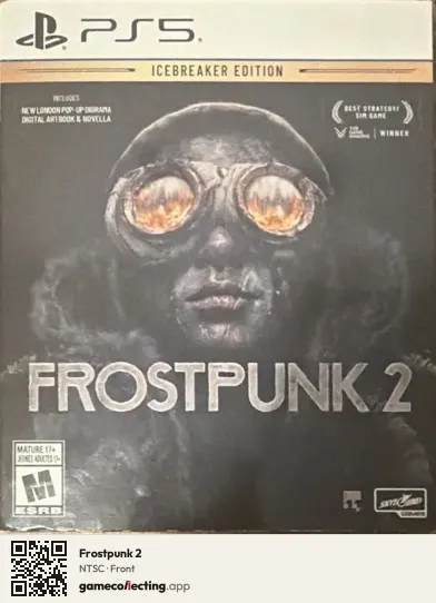 Frostpunk 2 PlayStation 5, NTSC box front