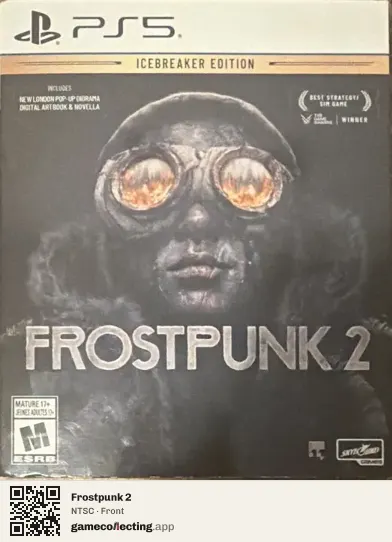 Frostpunk 2 PlayStation 5, NTSC box front