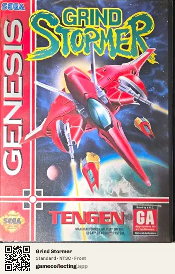 Grind Stormer Sega Mega Drive / Genesis, NTSC box front