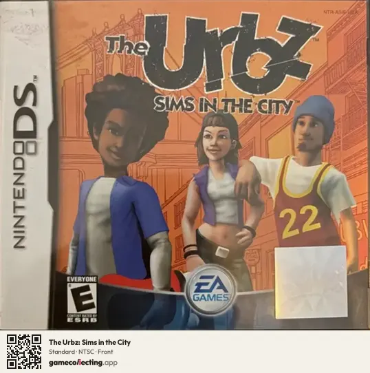 The Urbz: Sims in the City Nintendo DS, NTSC box front