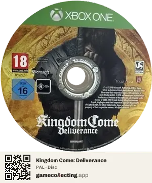 Kingdom Come: Deliverance Xbox One, PAL disc