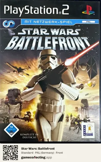 Star Wars: Battlefront PlayStation 2, Germany box front