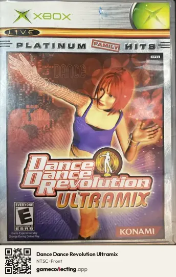 Dance Dance Revolution Ultramix Xbox, NTSC box front