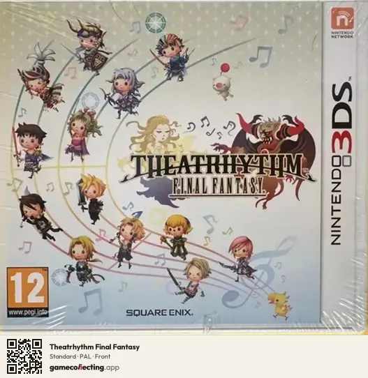 Theatrhythm Final Fantasy Nintendo 3DS, PAL box front