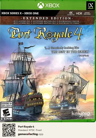 Port Royale 4 Xbox Series X, NTSC box front