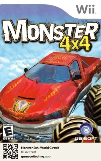 Monster 4x4: World Circuit Nintendo Wii, NTSC box front