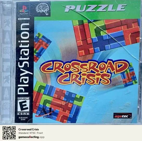 Crossroad Crisis PlayStation, NTSC box front