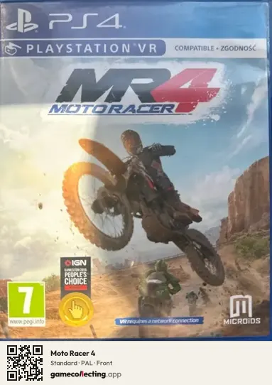 Moto Racer 4 PlayStation 4, PAL box front