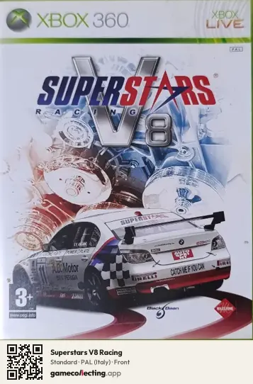 Superstars V8 Racing Xbox 360, Italy box front
