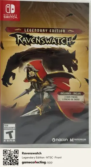 Ravenswatch Nintendo Switch, NTSC box front