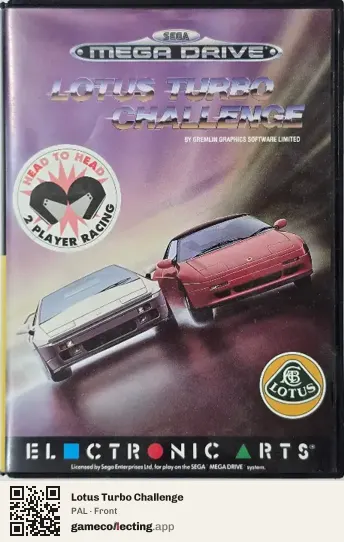 Lotus Turbo Challenge Sega Mega Drive / Genesis, PAL box front