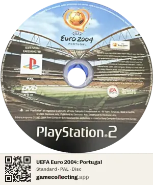 UEFA Euro 2004: Portugal PlayStation 2, PAL disc