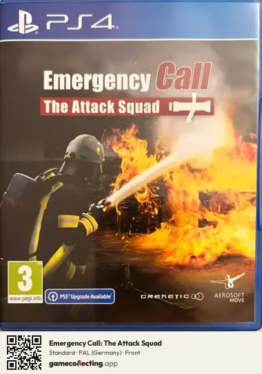 Emergency Call: The Attack Squad PlayStation 4, Germany box front