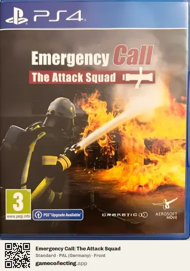 Emergency Call: The Attack Squad PlayStation 4, Germany box front