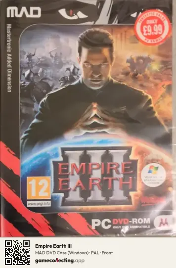 Empire Earth III Computer, PAL box front