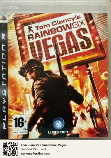 Tom Clancy's Rainbow Six: Vegas PlayStation 3, PAL box front