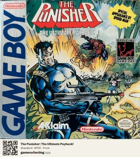 The Punisher: The Ultimate Payback! Game Boy, NTSC box front