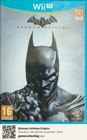 Batman: Arkham Origins Nintendo Wii U, Nordic countries box front