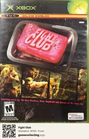 Fight Club Xbox, NTSC box front