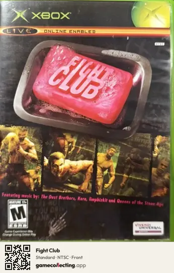 Fight Club Xbox, NTSC box front