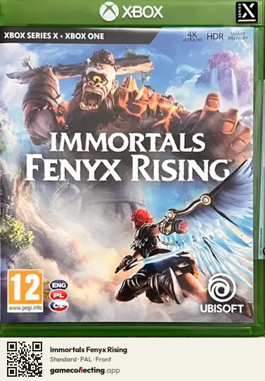 Immortals Fenyx Rising Xbox Series X, PAL box front