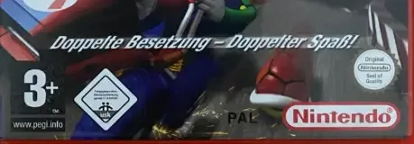 Mario Kart: Double Dash!!, the PEGI square on its front