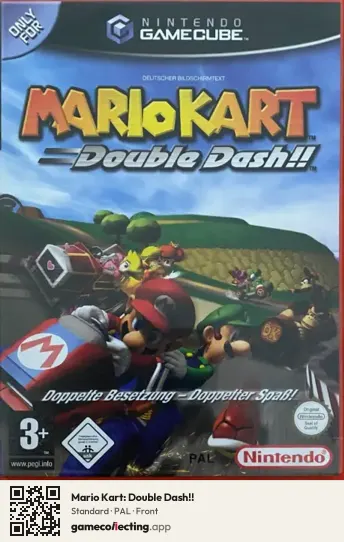 Mario Kart: Double Dash!! Nintendo GameCube, PAL box front