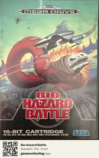 Bio-Hazard Battle Sega Mega Drive / Genesis, PAL box front
