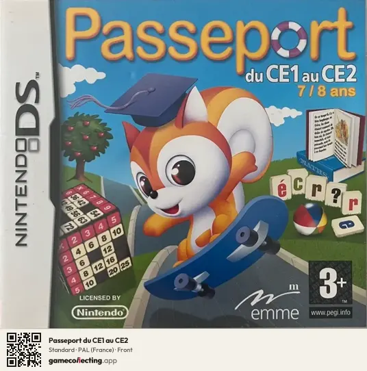 Passeport du CE1 au CE2 Nintendo DS, France box front