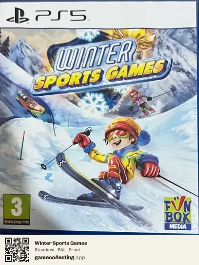 Winter Sports Games PlayStation 5, PAL box front