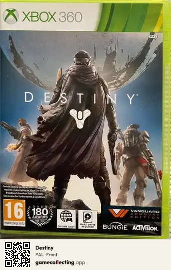 Destiny Xbox 360, PAL box front
