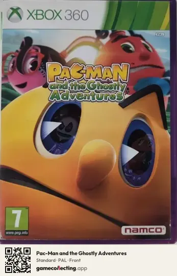 Pac-Man and the Ghostly Adventures Xbox 360, PAL box front