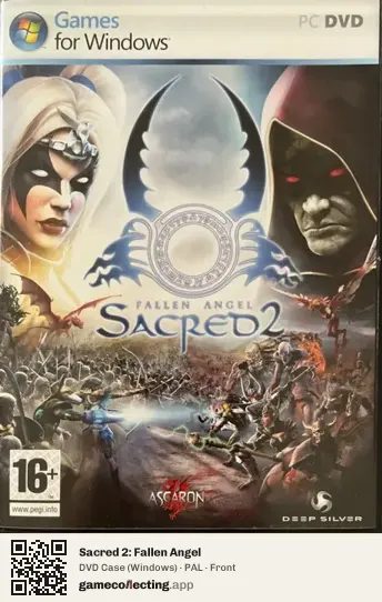 Sacred 2: Fallen Angel Computer, PAL box front