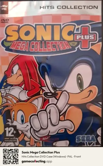 Sonic Mega Collection Plus Computer, PAL box front