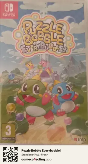 Puzzle Bobble Everybubble! Nintendo Switch, PAL box front
