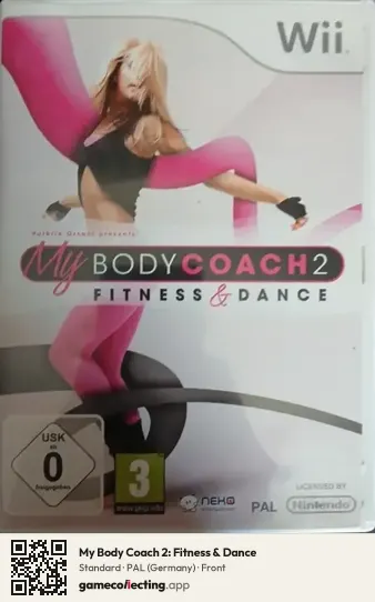 My Body Coach 2: Fitness & Dance Nintendo Wii, Germany box front