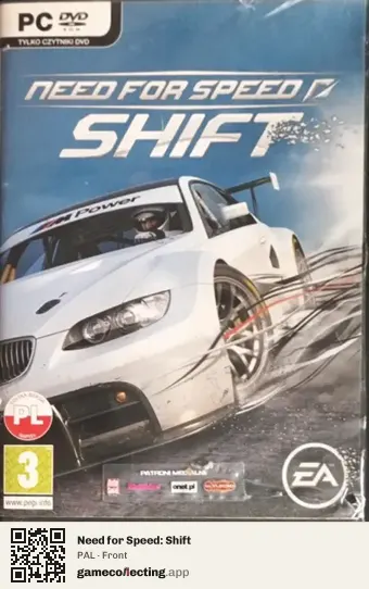 Need for Speed: Shift Computer, PAL box front