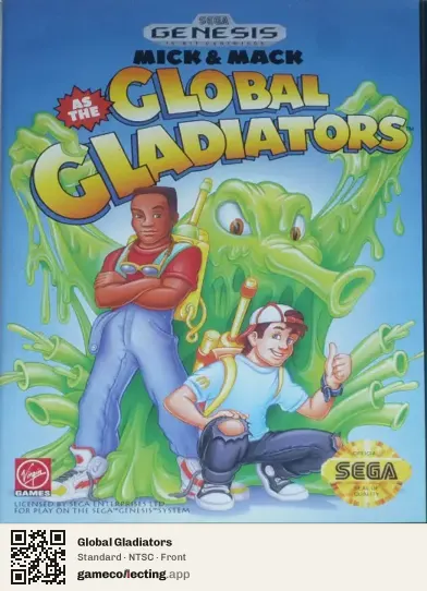 Global Gladiators Sega Mega Drive / Genesis, NTSC box front