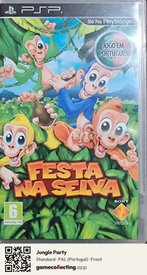 Jungle Party PlayStation Portable, Portugal box front