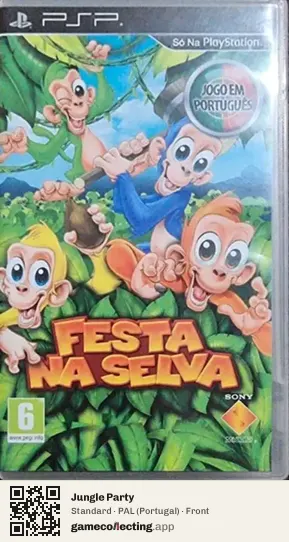 Jungle Party PlayStation Portable, Portugal box front