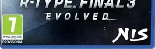 R-Type Final 3 Evolved, the PEGI square on its front