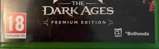Doom: The Dark Ages, the PEGI square on its front