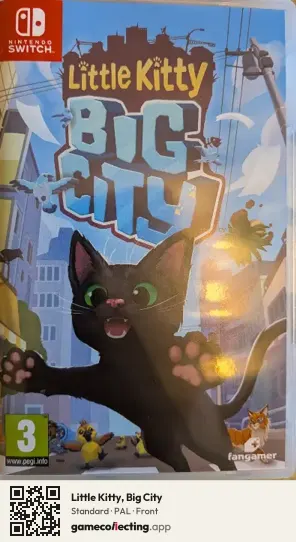Little Kitty, Big City Nintendo Switch, PAL box front