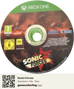 Sonic Forces Xbox One, PAL disc