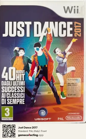 Just Dance 2017 Nintendo Wii, Italy box front